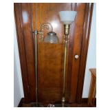 Brass Floor Lamps-Untested