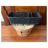 Wooden Baked Beans Basket with Lid