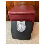 Storage Ottoman and SunBeam Scale