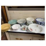 Bowls, Pitcher, & Planters