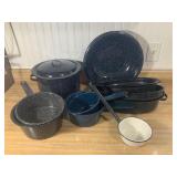 Large Lot of Enamel Ware