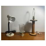 Table Top Lamps Lot of 3