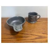 Carson Pewter Bowl & Cup