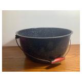Large Enamel Ware Pot