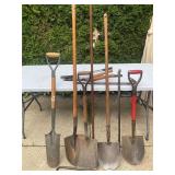 Shovels, Pry Bars, Hedge Trimmers