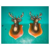 Chalk Ware Deer Decor