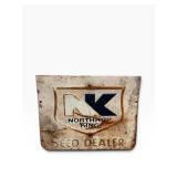 NK Seeds Double Sided Field Metal Sign