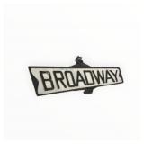 Massive Broadway Wooden Painted Sign