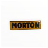 Morton Seed Spinner Sign Painted Metal DBL SIDED