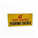 True Temper Fishing Tackle Painted Metal Sign