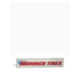 Monarch Tires Single Sided Metal Sign