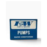 F&W Pumps Metal Single Sided Sign