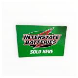 Interstate Batteries Single Sided Embossed Sign