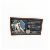 Allen A Hosiery Framed Advertisement