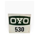 O-Y-O Field Masonite Single Sided Sign
