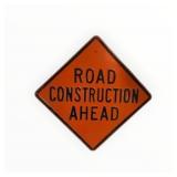 Heavy Embossed Road Construction Ahead Sign