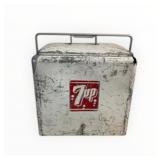 7up Cooler Painted Metal