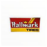 Hallmark Tires Single Sided Painted Metal Sign