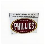 Phillies Cigar Metal Embossed Sign