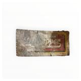 Large Early Dr. Pepper Painted Metal Sign