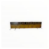 American Brakeblok Hook Rack Painted Metal Sign