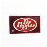 Dr Pepper Single Sided smaller Painted Metal Sign