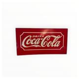 Coca Cola Painted Metal Single Sided Tacker Sign