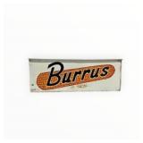 Burrus Seed Painted Metal Spinner Sign