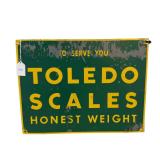 Toledo Scales Single Sided Metal Sign