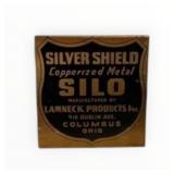 Silver Shield Copperized Metal Silo Sign