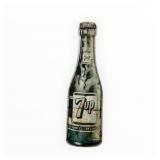 7up Bottle Sign Single Sided Painted Metal