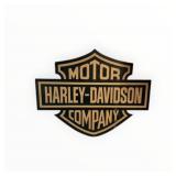 Harley Davidson Cardboard Shipping Crate Logo Sign