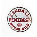 Kendall Penzbest Dbl Sided Porcelain 24ï¿½ Sign