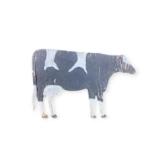 Painted Wooden Double Signed Cow Sign