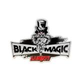 Black Magic Lunati Embossed Metal Sign