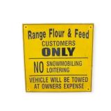 Ranger Flour & Feed Wooden Sign