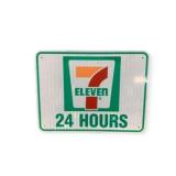 7 Eleven Metal Road Sign