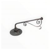 Awesome Outdoor Porcelain Light with Sign Hanger