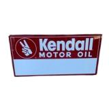 Kendall Motor Oil Framed Metal Sign