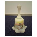Fenton Handpainted Glass Bell