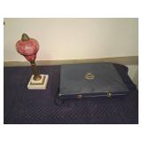 Sorelle Porcelain Tray and Lamp