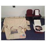 Camp Gowonagin Tent, doll theater seats, and doll