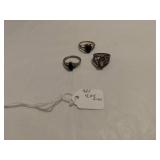 Three Silver Rings