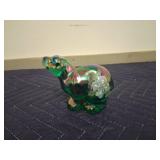 Fenton Iridescent Glass Bear