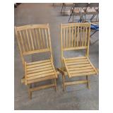 Wooden Folding Chairs