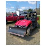2014 Yamaha YXM700 ATV II with Plow