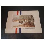 Four Remington Wildlife Prints