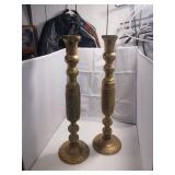 27x8in Brass Pillars