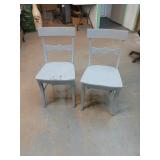 Painted Wooden Chairs
