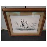 Framed Art Print Titled ï¿½On Watchï¿½